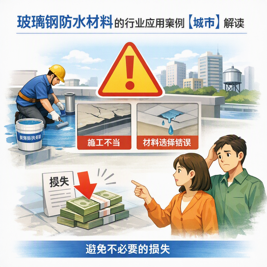玻璃钢防水材料的行业应用案例,黔南解读